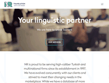 Tablet Screenshot of nrtranslation.com